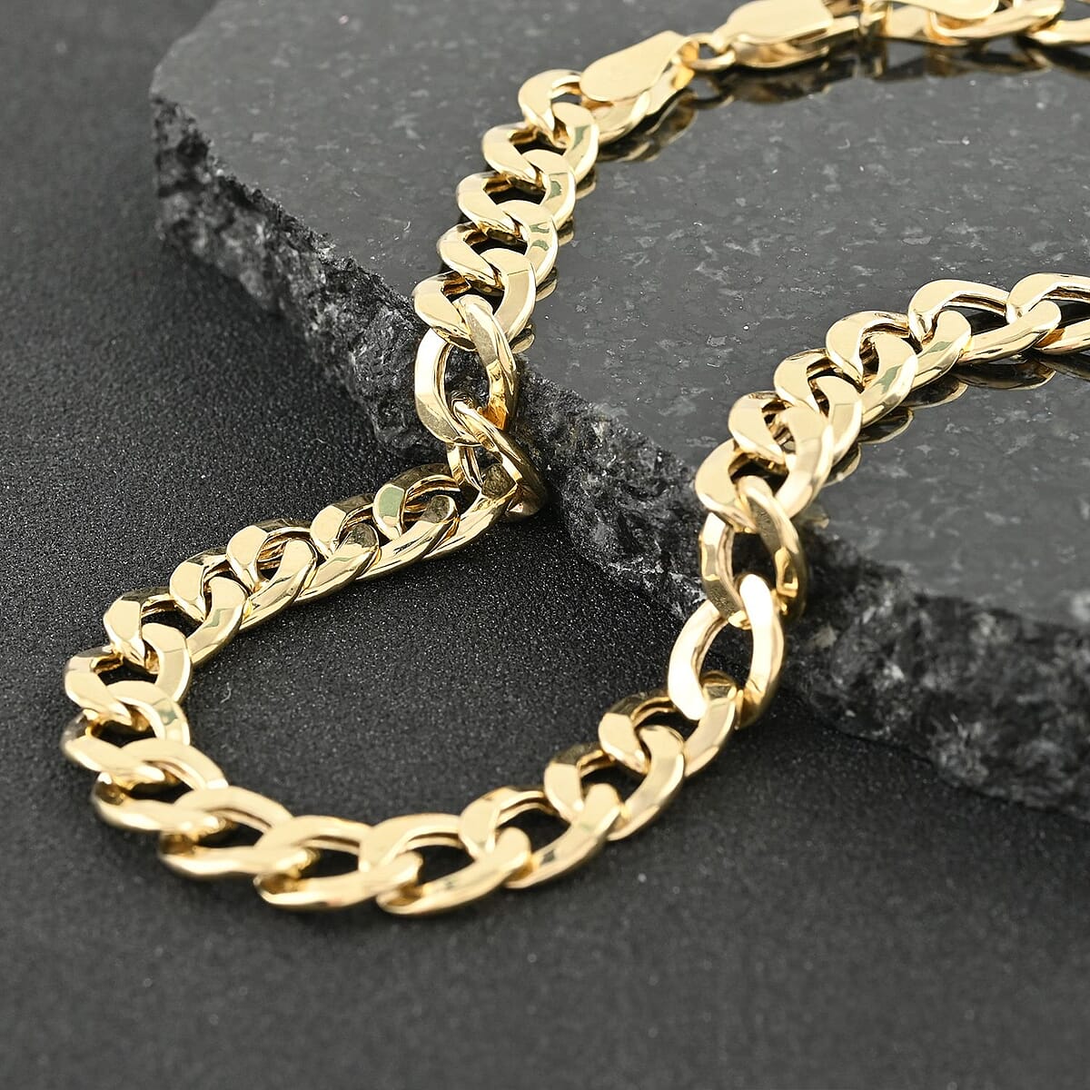 10K Yellow Gold 6.5mm Curb Bracelet (8.00 In) 5.5 Grams image number 1