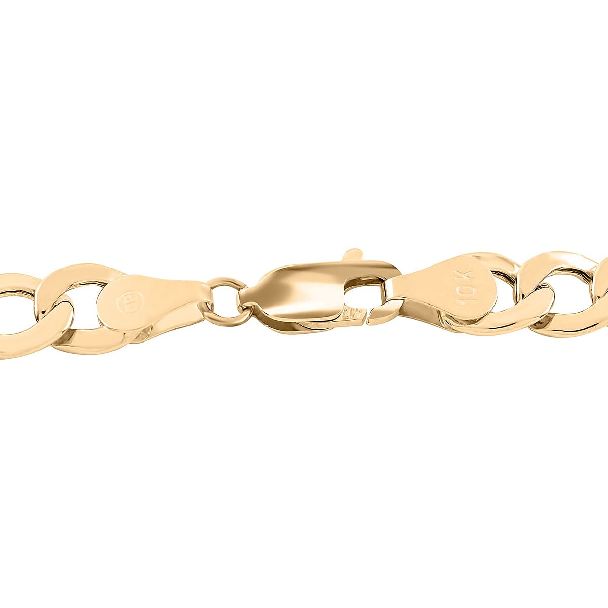 10K Yellow Gold 6.5mm Curb Bracelet (8.00 In) 5.5 Grams image number 3