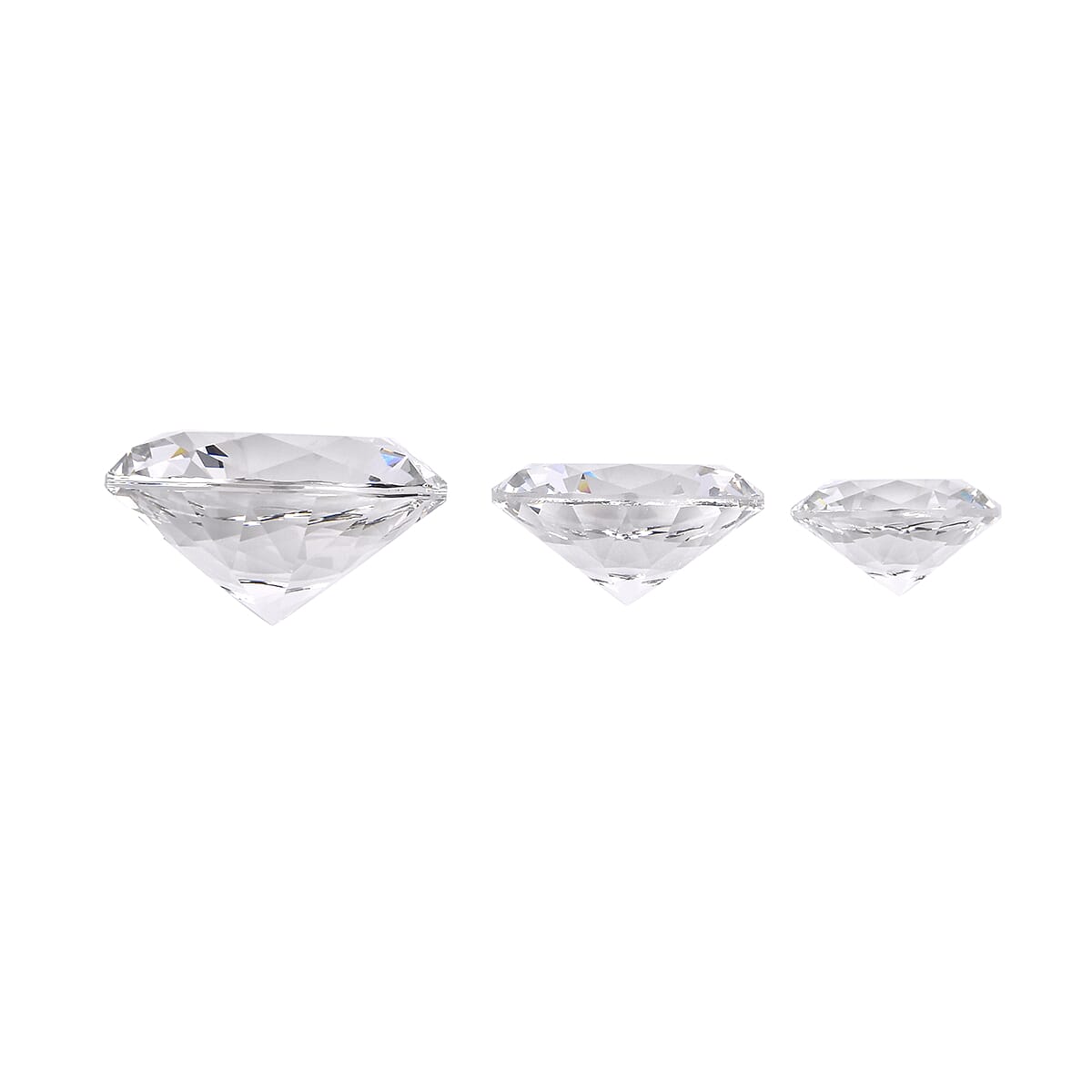 Transparent 3pcs Crystal (2.36", 3.15", 3.94") image number 1