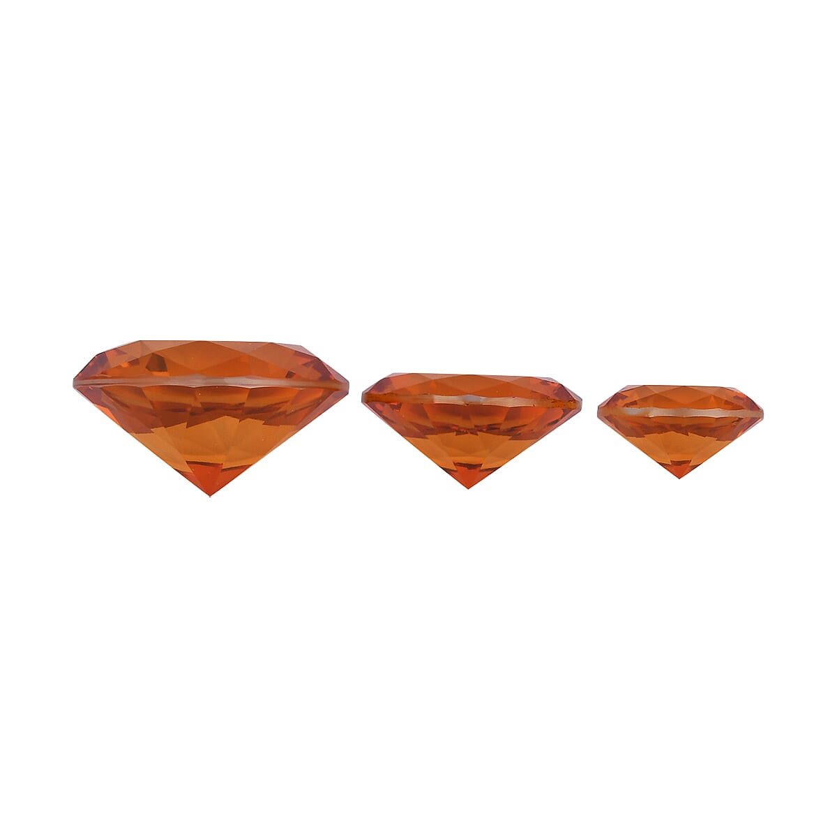 Amber Color 3pcs Crystal image number 1