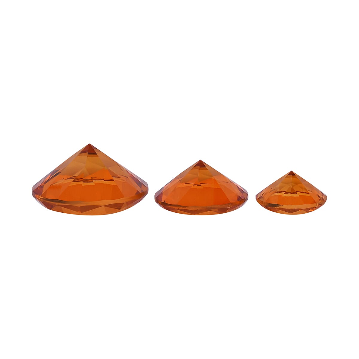 Amber Color 3pcs Crystal image number 2