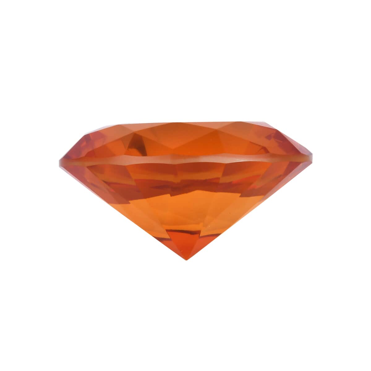 Amber Color Decorative Diamond Shaped Crystal with Stand image number 2