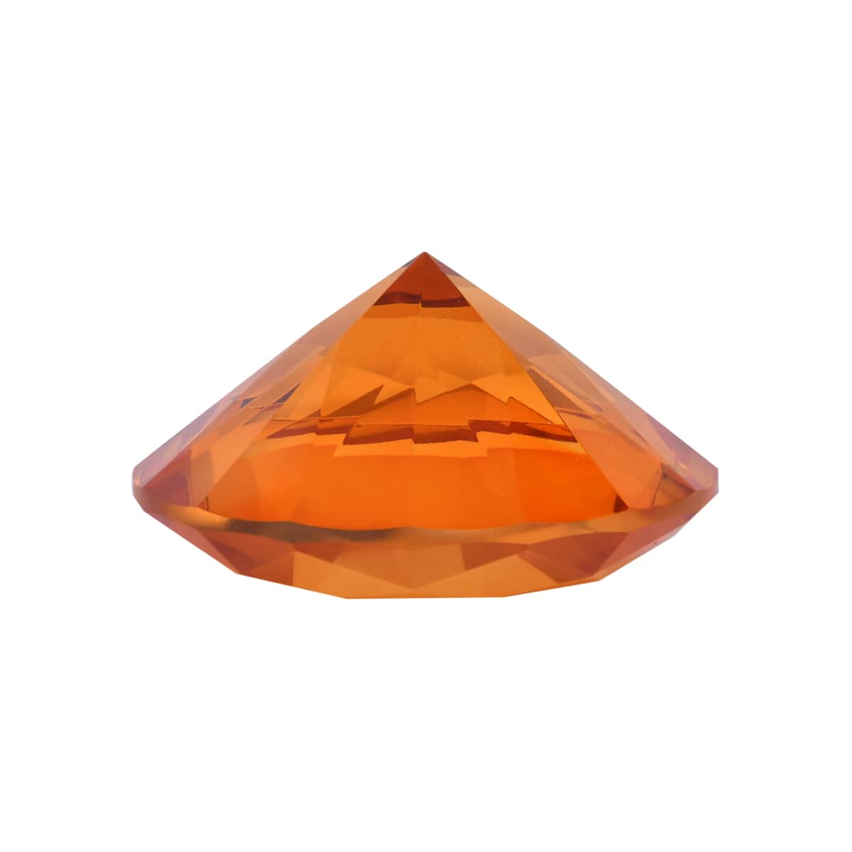 Amber Color Decorative Diamond Shaped Crystal with Stand image number 3