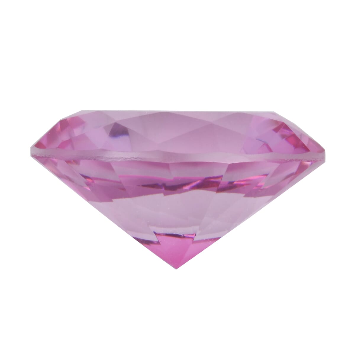 Pink Decorative Diamond Shaped Crystal with Stand image number 2