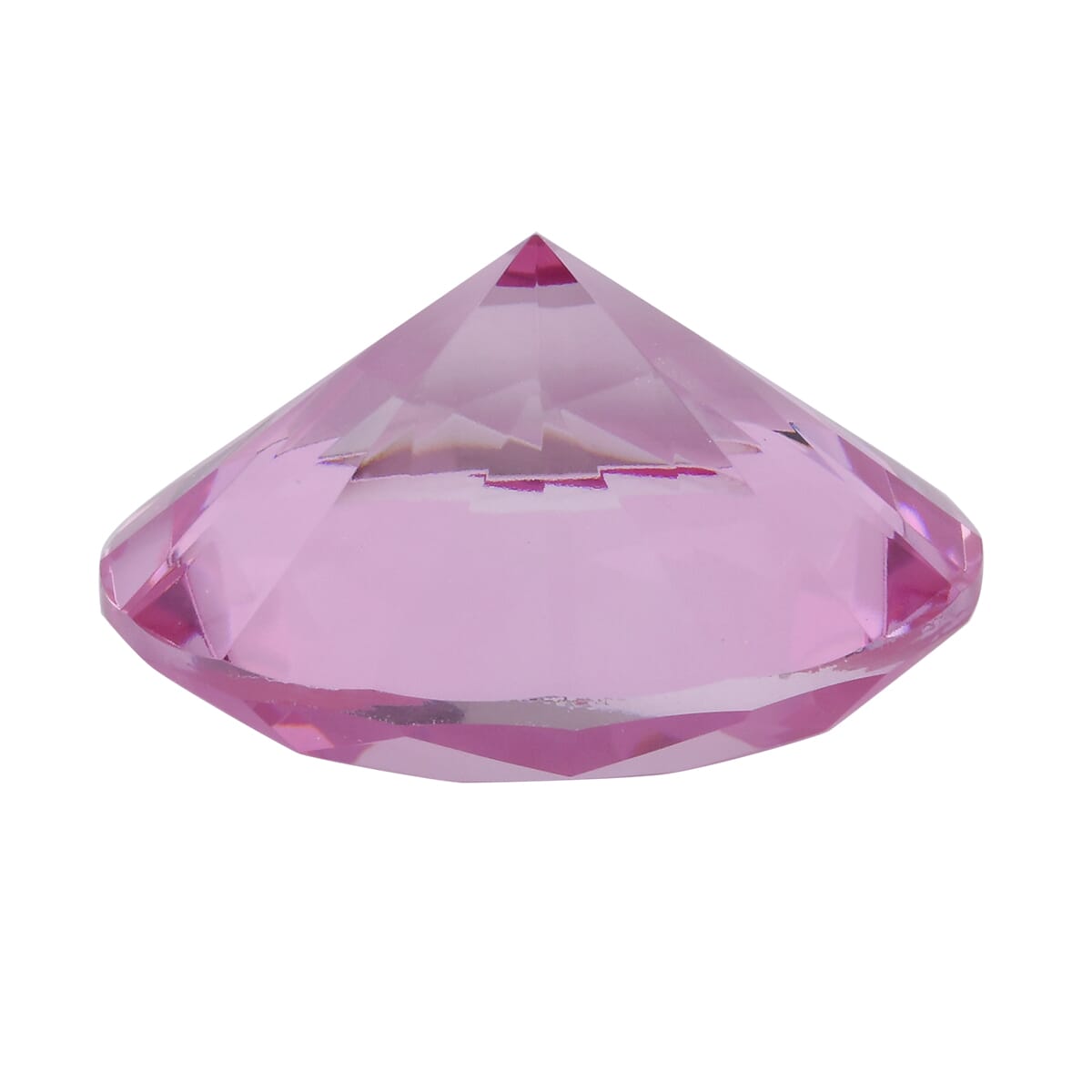 Pink Decorative Diamond Shaped Crystal with Stand image number 3
