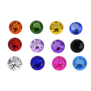 Multi Color 12pcs Decorative Crystal