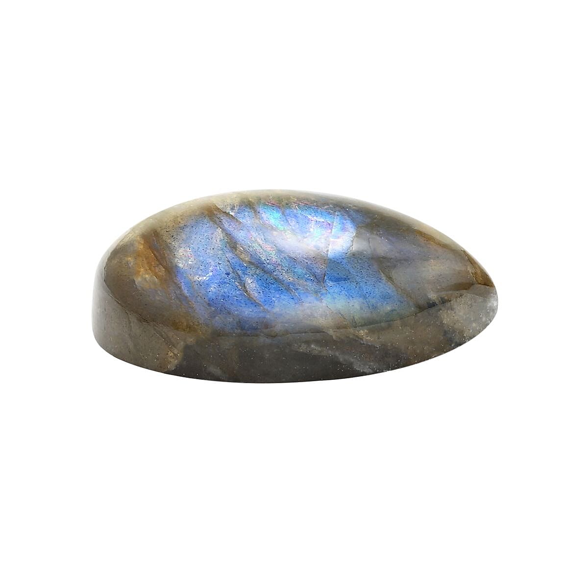 AAA Malagasy Labradorite (Pear 20x15 mm) 12.00 ctw Loose Gemstone image number 1