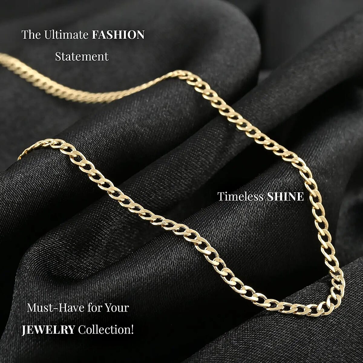 10K Yellow Gold 2mm Cuban Chain Necklace 20 Inches 1.5 Grams image number 1