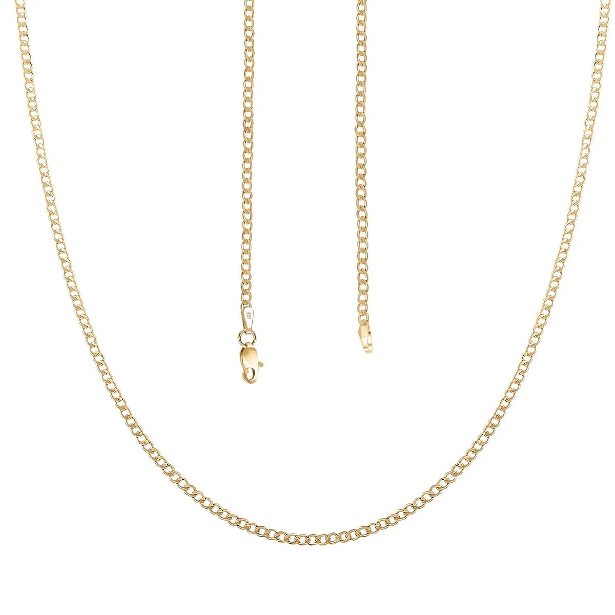 10K Yellow Gold 2mm Cuban Chain Necklace 20 Inches 1.5 Grams image number 4