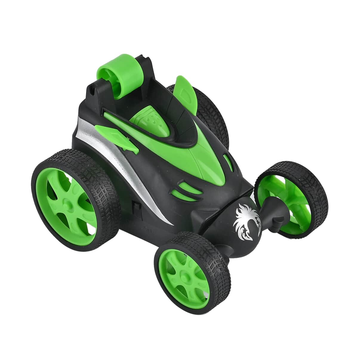 Green 4 Channels RC Stunt Car with Lights and Remote Control, Kids Stunt Car Toy For Birthday Gift (3xAAA Not Included) image number 2