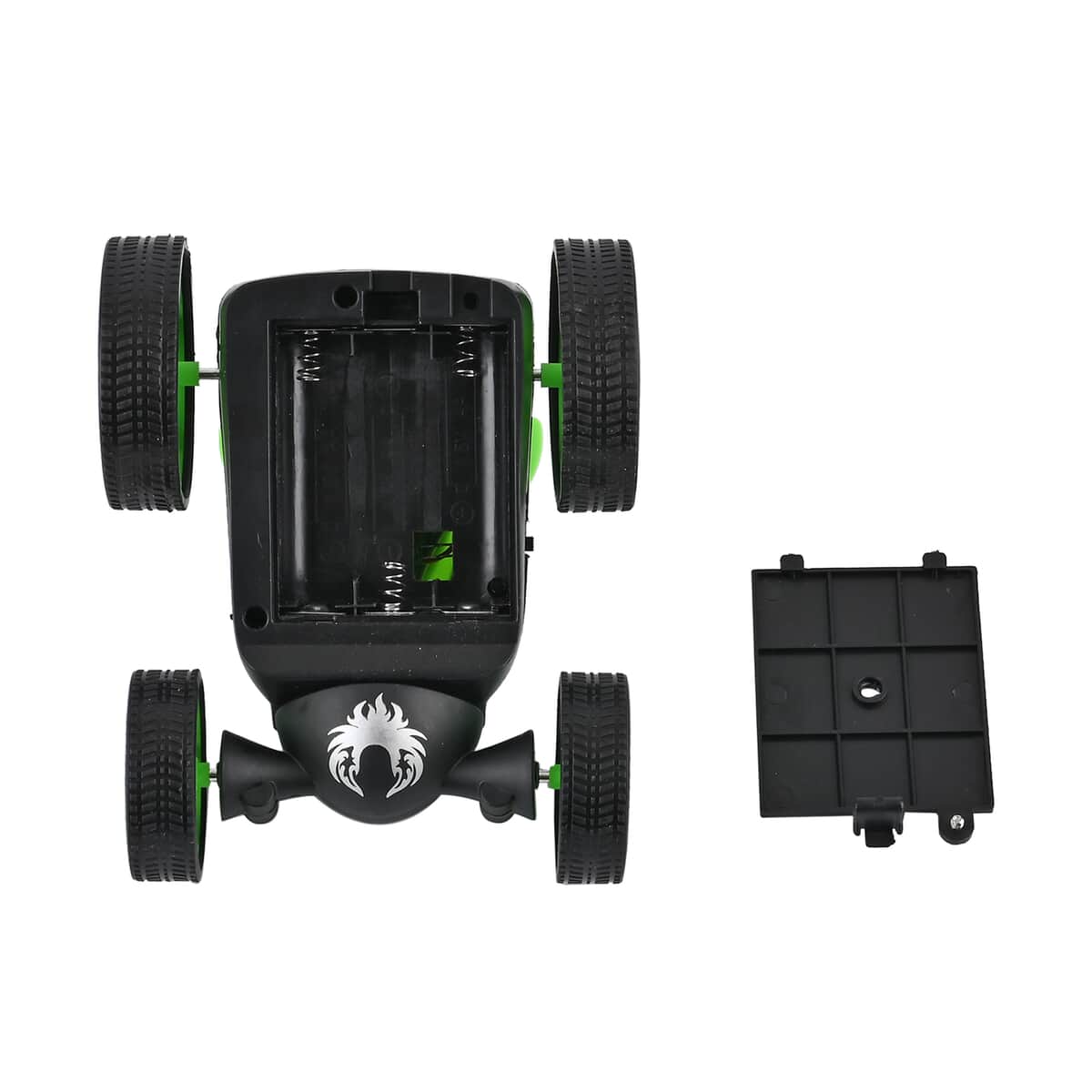 Green 4 Channels RC Stunt Car with Lights and Remote Control, Kids Stunt Car Toy For Birthday Gift (3xAAA Not Included) image number 6