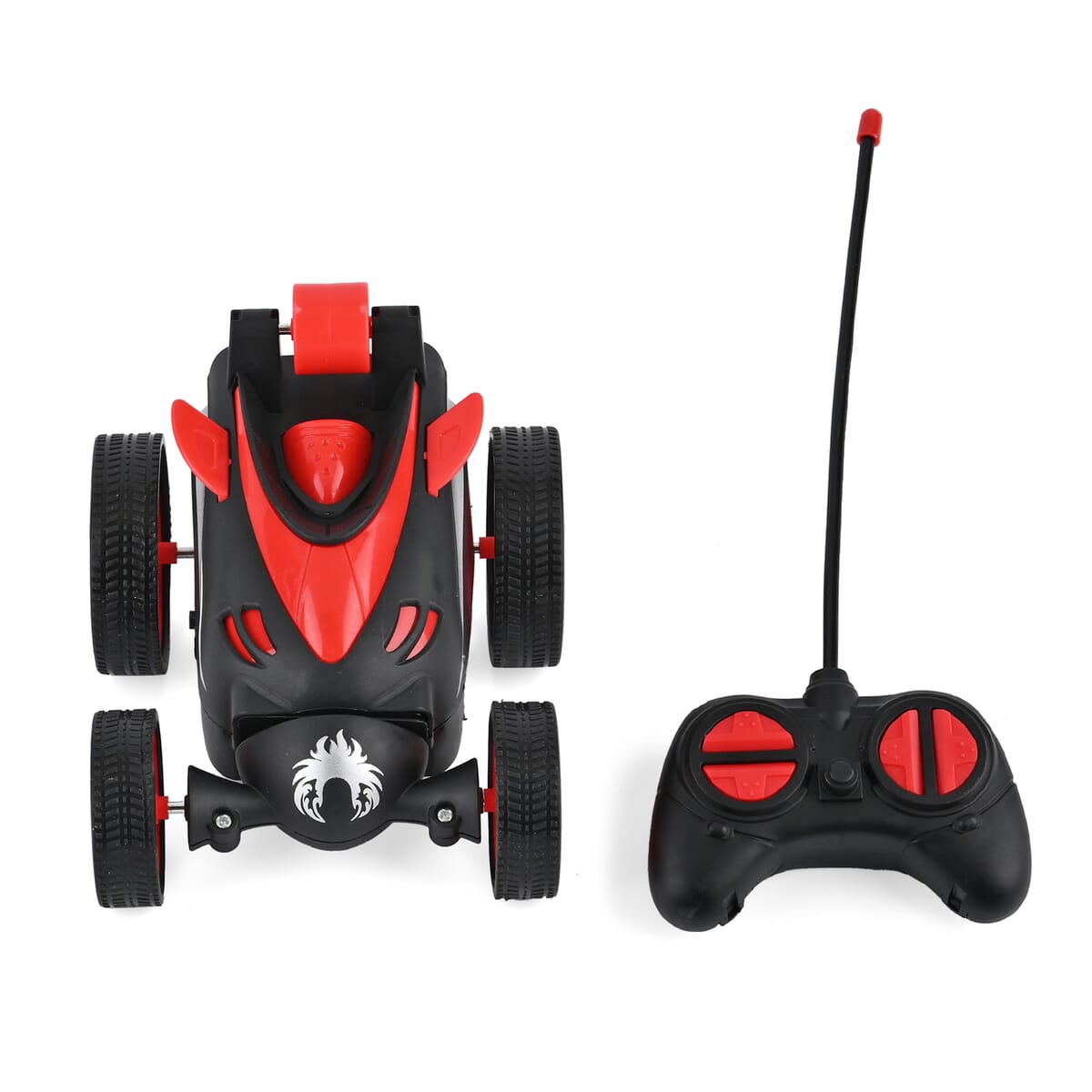 Red 4 Channels RC Stunt Car with Lights and Remote Control, Kids Stunt Car Toy For Birthday Gift (3xAAA Not Included) image number 0