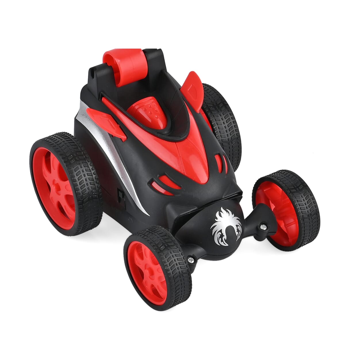 Red 4 Channels RC Stunt Car with Lights and Remote Control, Kids Stunt Car Toy For Birthday Gift (3xAAA Not Included) image number 1