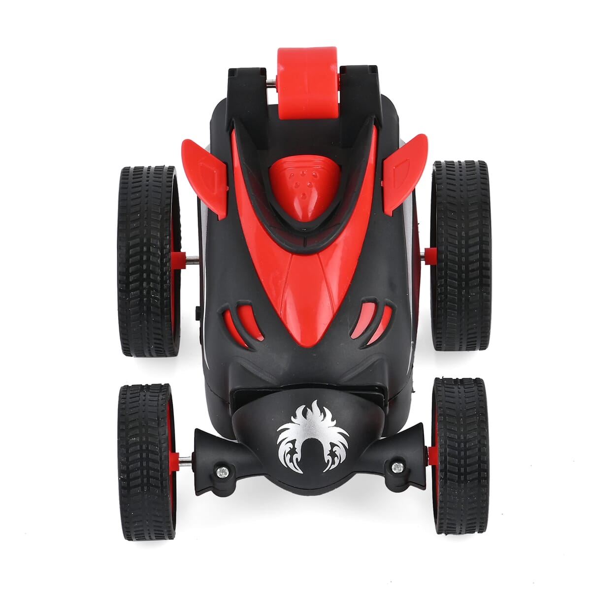 Red 4 Channels RC Stunt Car with Lights and Remote Control, Kids Stunt Car Toy For Birthday Gift (3xAAA Not Included) image number 2