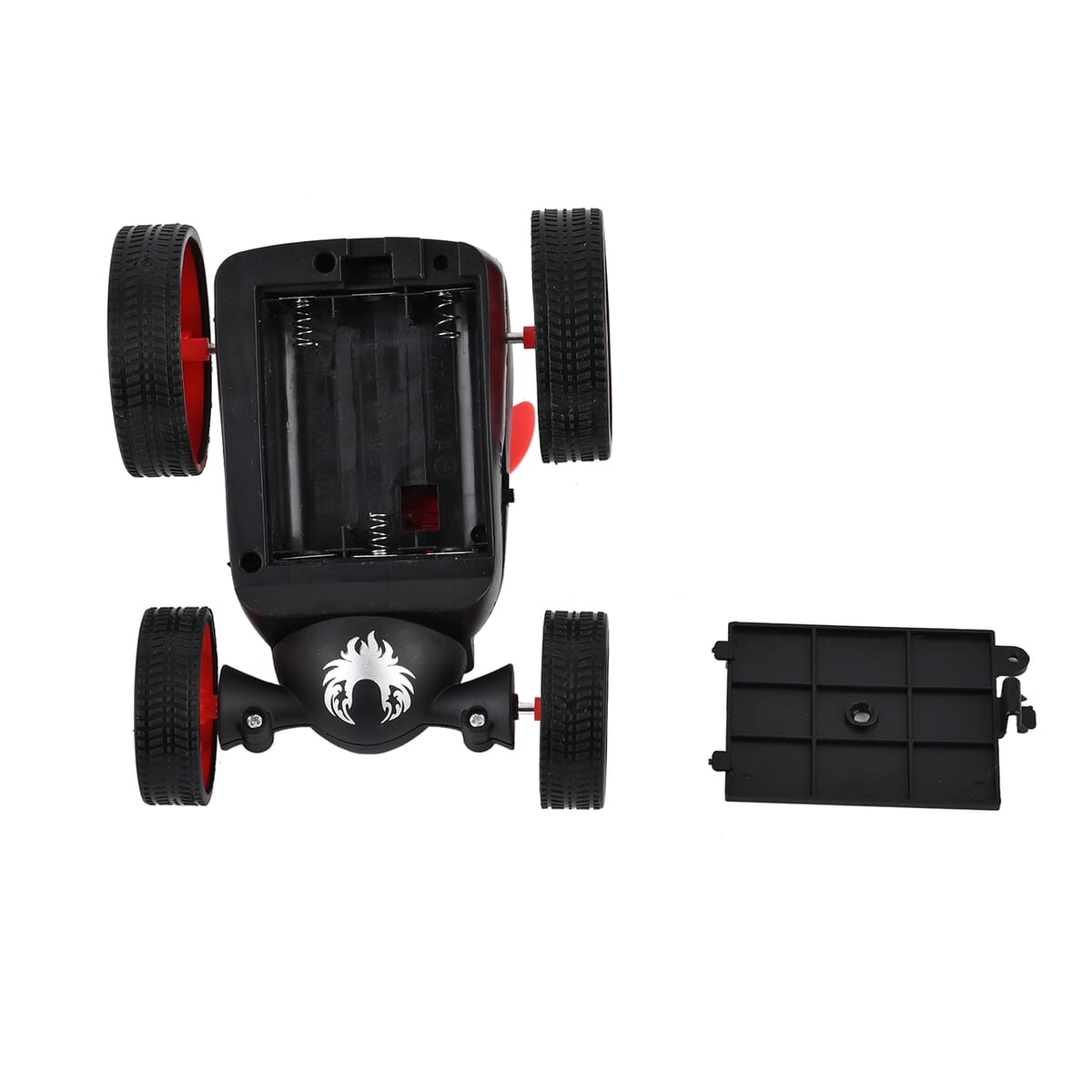 Red 4 Channels RC Stunt Car with Lights and Remote Control, Kids Stunt Car Toy For Birthday Gift (3xAAA Not Included) image number 5