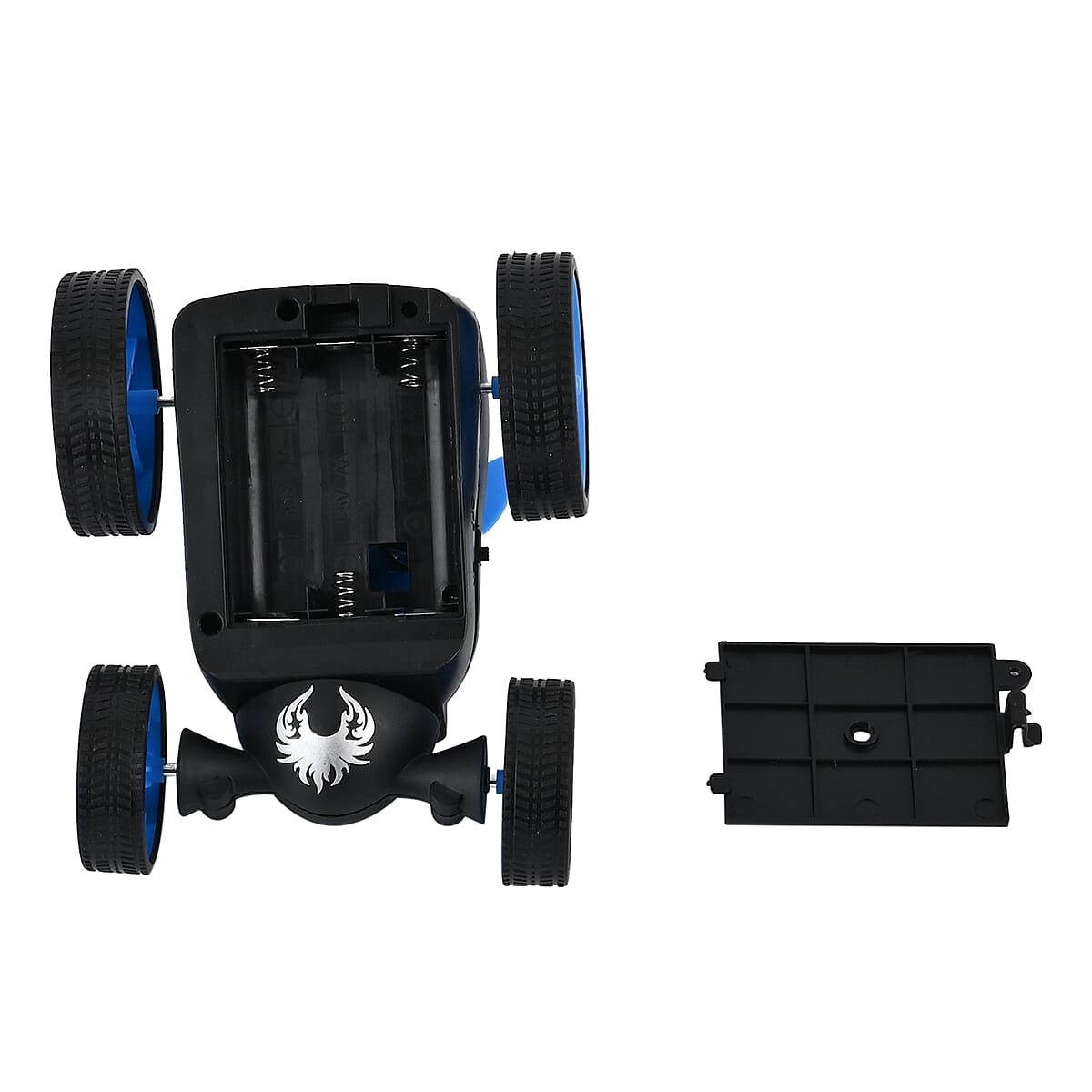 Blue 4 Channels RC Stunt Car with Lights and Remote Control, Kids Stunt Car Toy For Birthday Gift (3xAAA Not Included) image number 6