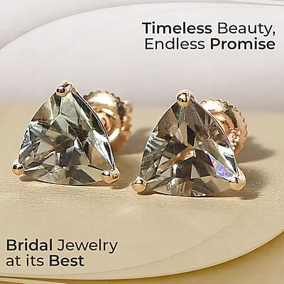 Iliana AAA Turkizite 3.00 ctw Earrings in 18K Yellow Gold, Solitaire Studs, Gold Solitaire Earrings, Engagement Gifts For Her
