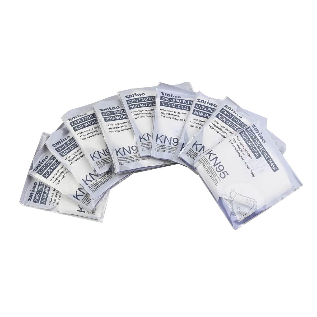 Set of 20 Individually Wrapped KN95 Five Layer Masks (Non Returnable) image number 0
