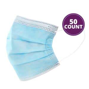 Set of 50 Blue 3ply Protective Masks (Non Returnable)