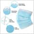 Set of 50 Blue 3ply Protective Masks (Non Returnable) image number 2