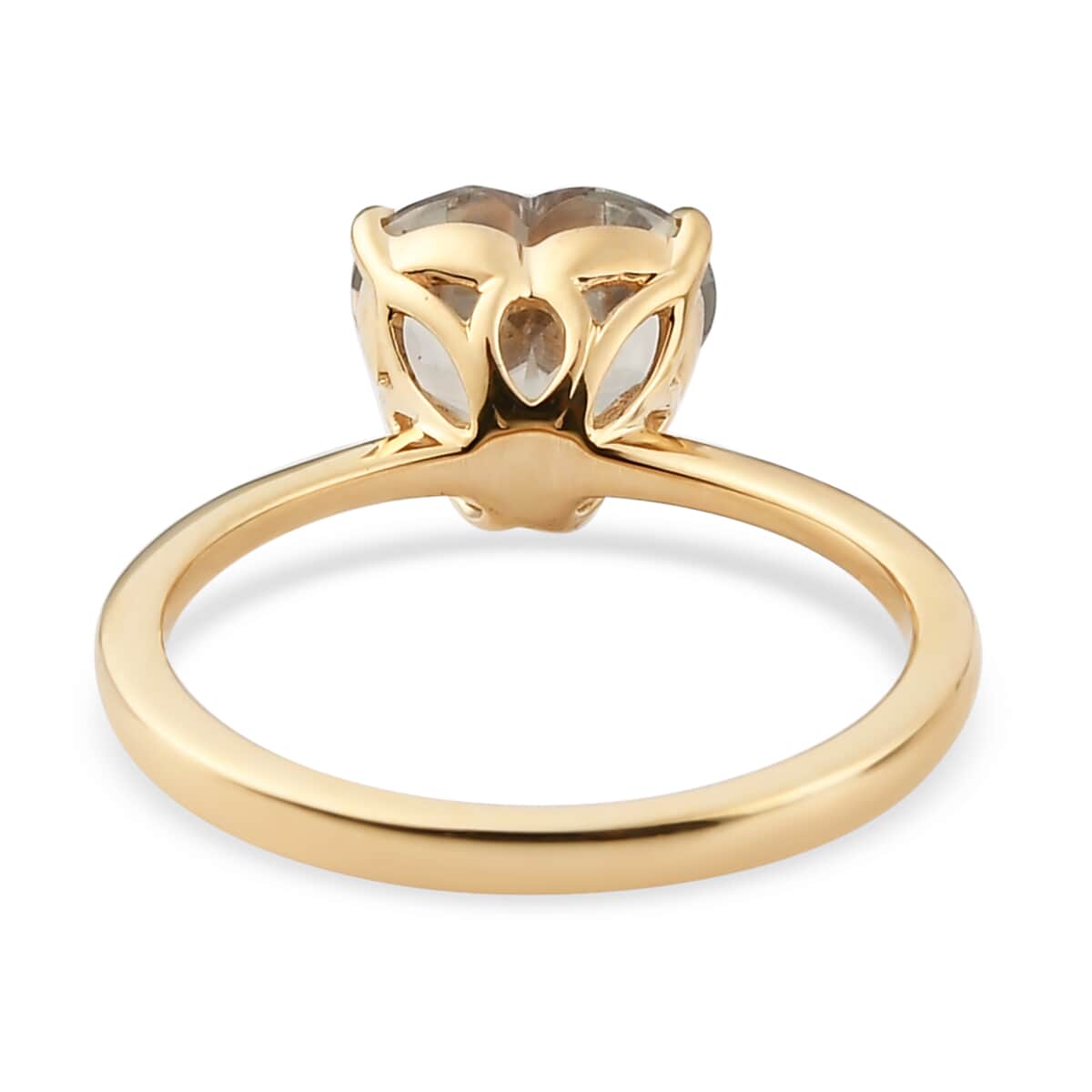 ILIANA 18K Yellow Gold AAA Turkizite Solitaire Ring 3 Grams 2.70 ctw image number 4