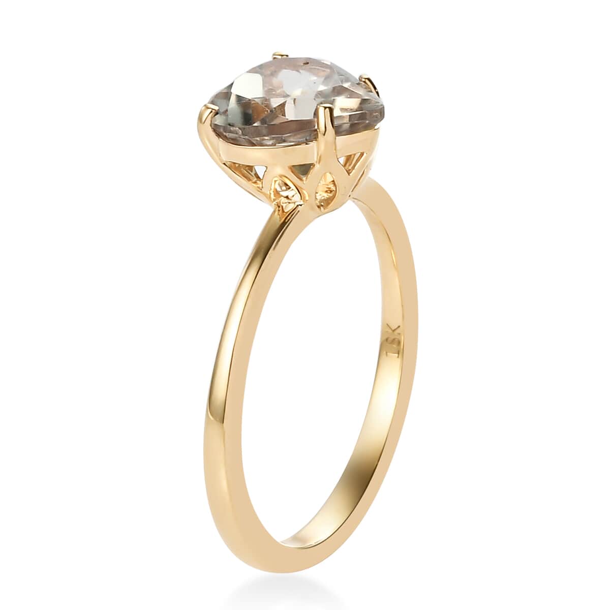 ONE OF A KIND ILIANA 18K Yellow Gold AAA Turkizite Solitaire Ring (Size 8.0) 3 Grams 2.70 ctw image number 3