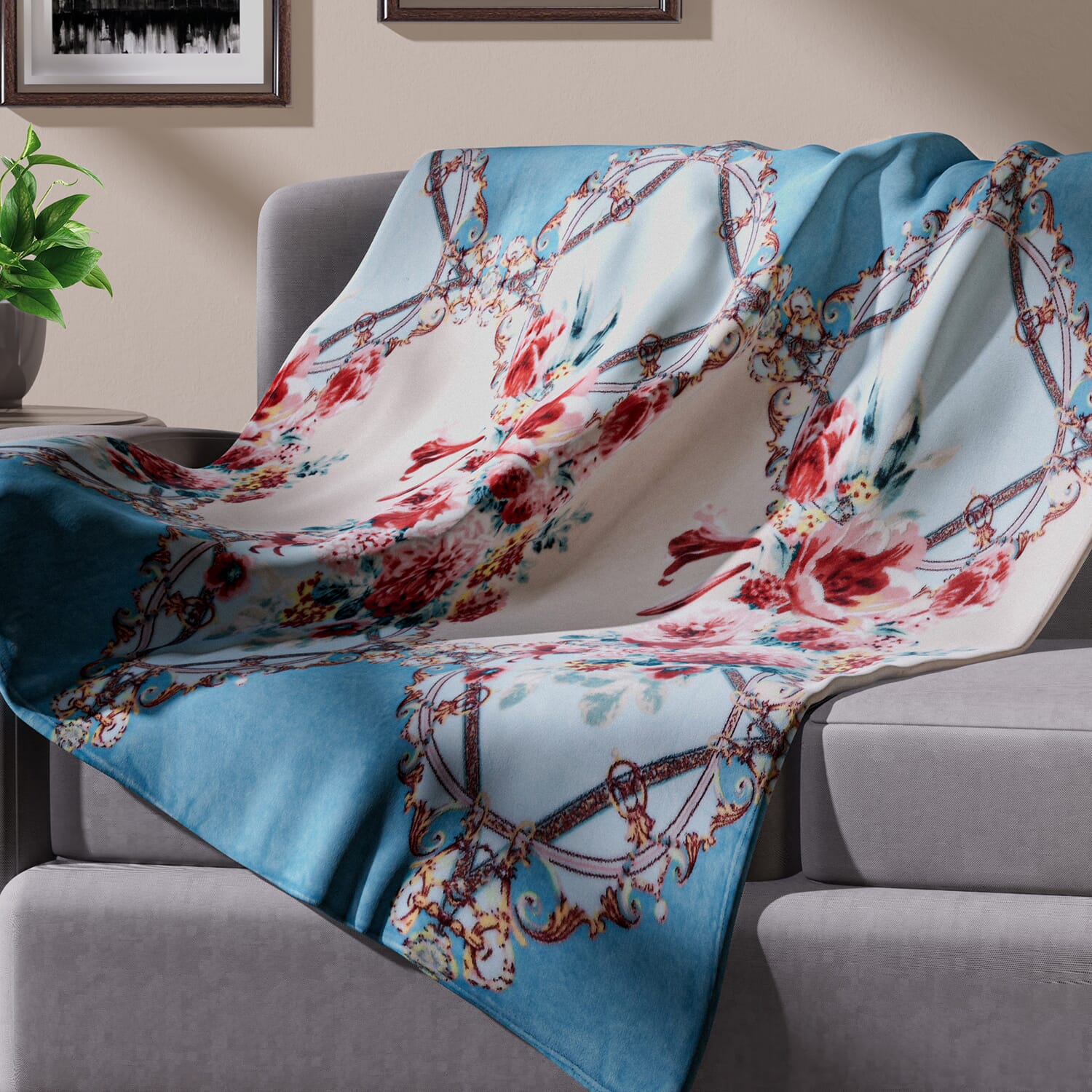 Designer inspired throw discount blanket