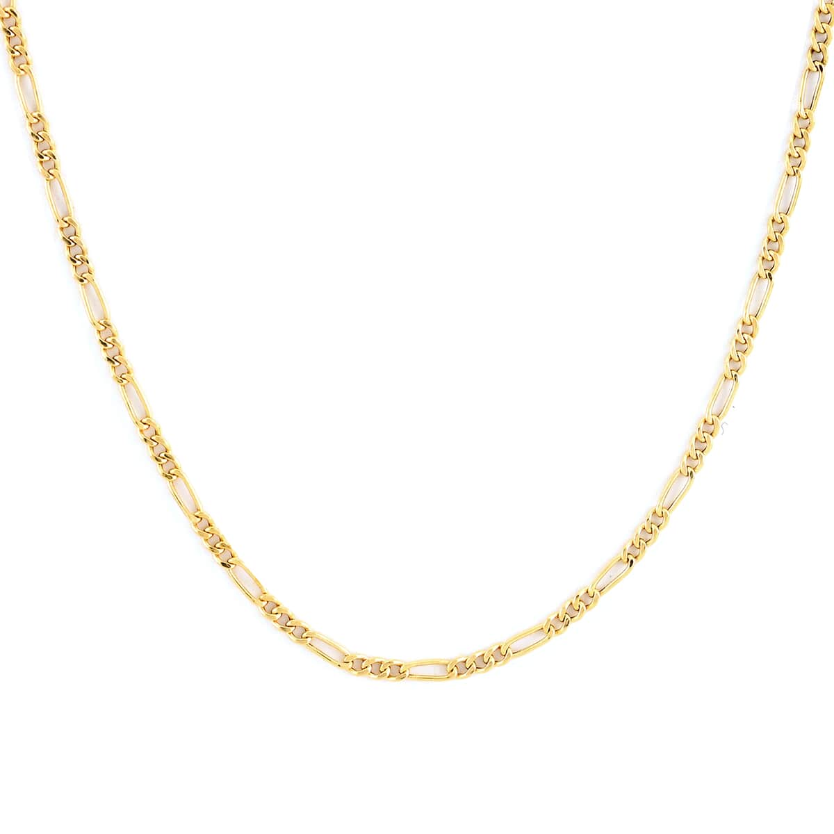 10K Yellow Gold Figaro Chain 24 Inches 2.00 Grams image number 0
