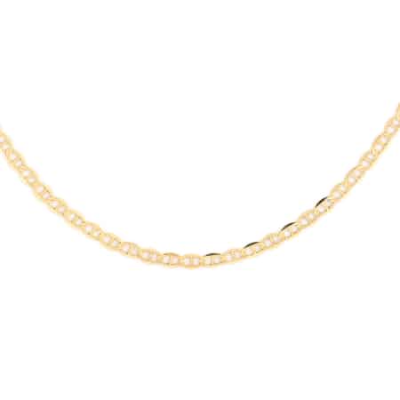 14K Yellow Gold 1.5mm Mariner Necklace 20 Inches 1.10 Grams image number 0