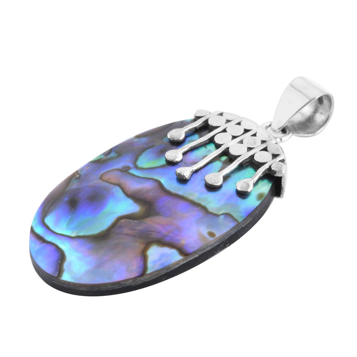 Abalone Shell Pendant in Sterling Silver image number 2