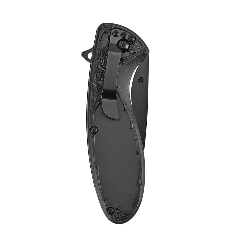 Portable Folding Eagle Printed Pattern Stainless Steel Knife