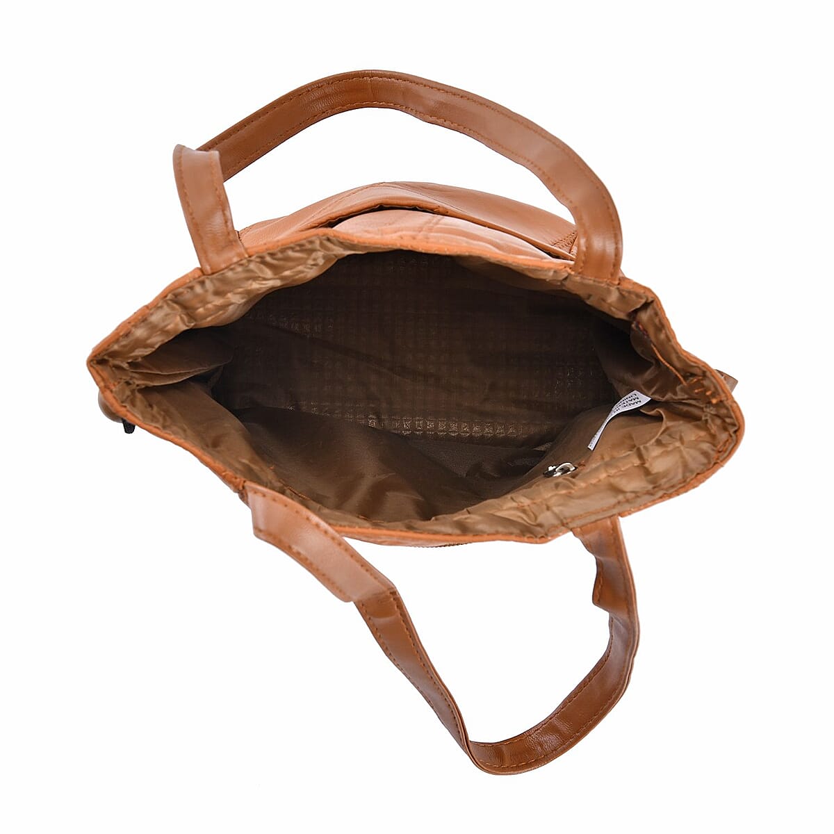 Sheep Leather Drawstring Bucket Bag image number 2