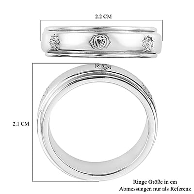 Sterling Silver Ring (Size 11.5) 6.23 g