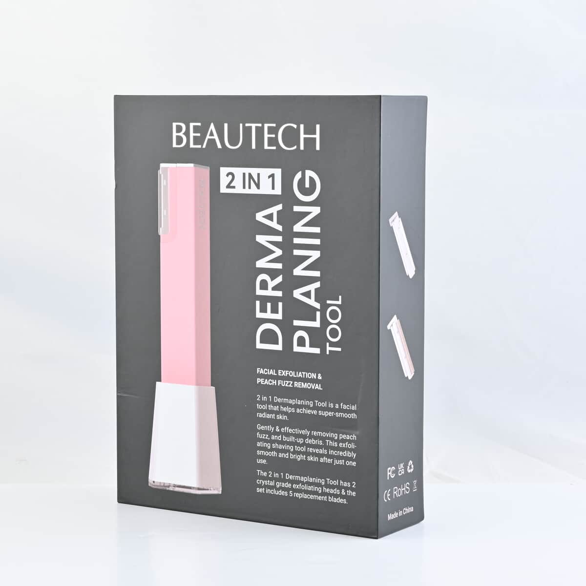 Beautech Pink 2 in 1 Reusable Dermaplaning Tool image number 0