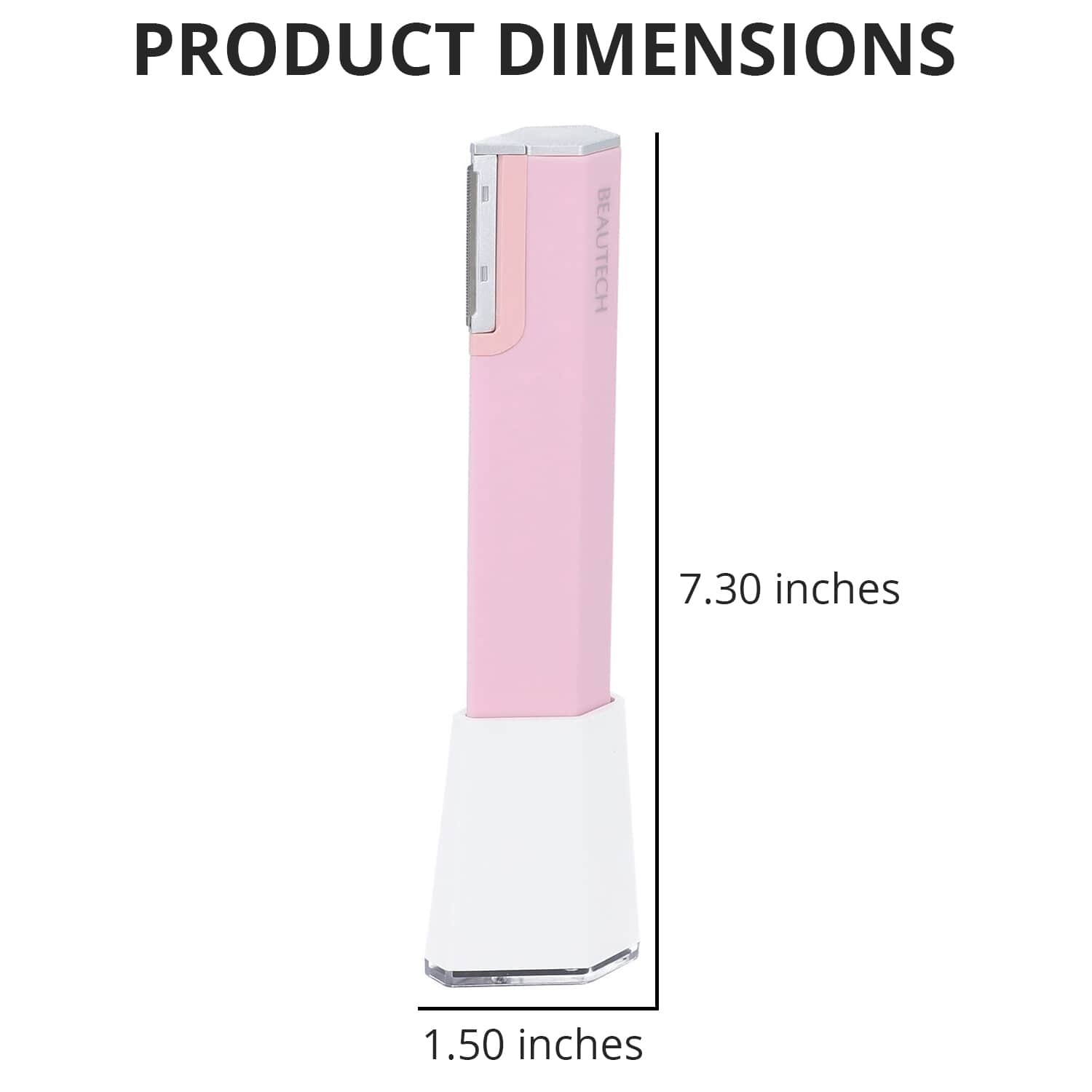 Beautech Pink 2 in 1 Reusable Dermaplaning Tool