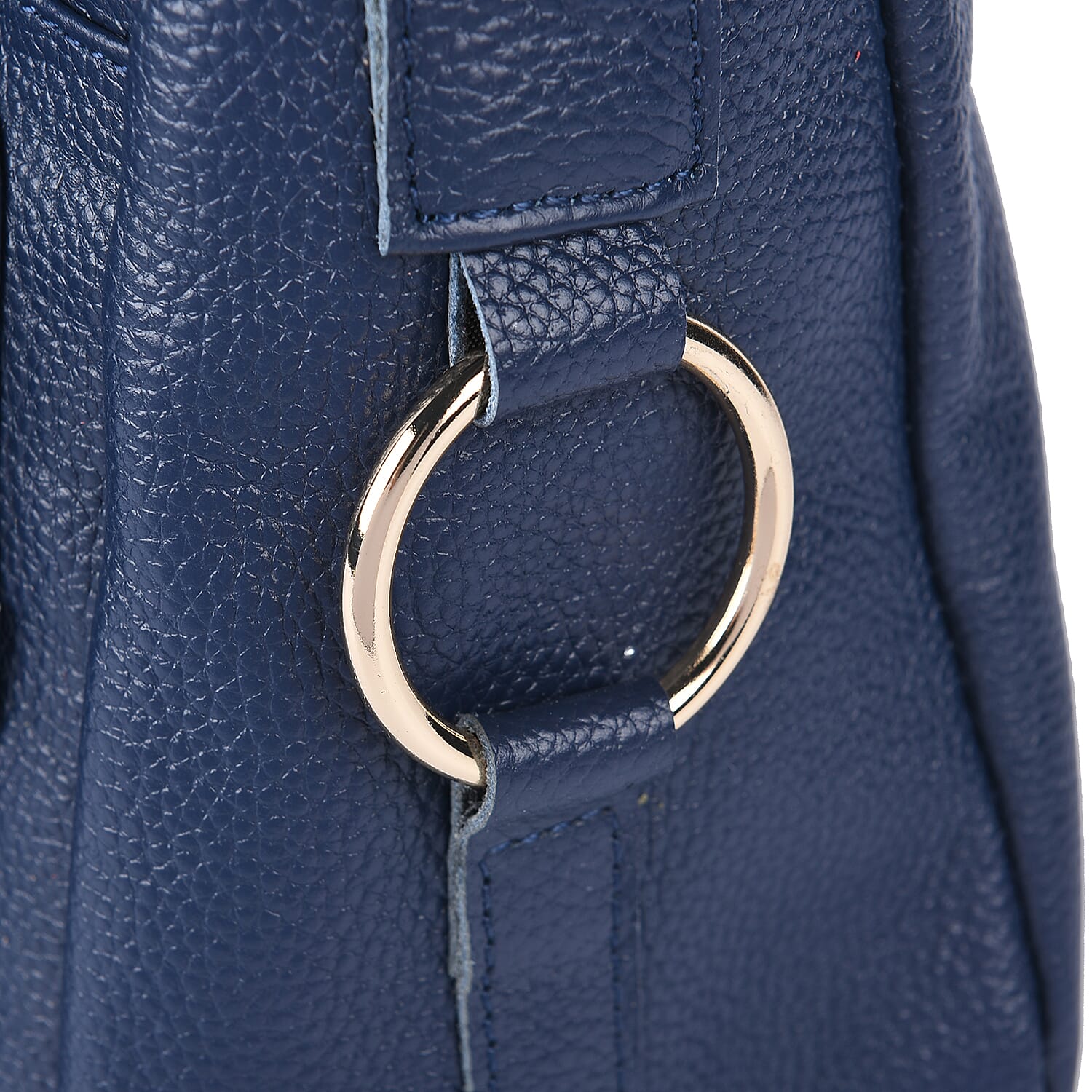 Navy Color Multi Pocket Genuine Leather Crossbody Bag with Shoulder Strap , Vintage Leather Crossbody Bag , Essential Minimalist Crossbody Bag , Utility Zipper Crossbody Bag