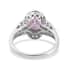 Ilakaka Hot Pink Sapphire and Multi Gemstone Ring in Platinum Over Sterling Silver (Size 6.0) 3.40 ctw image number 4