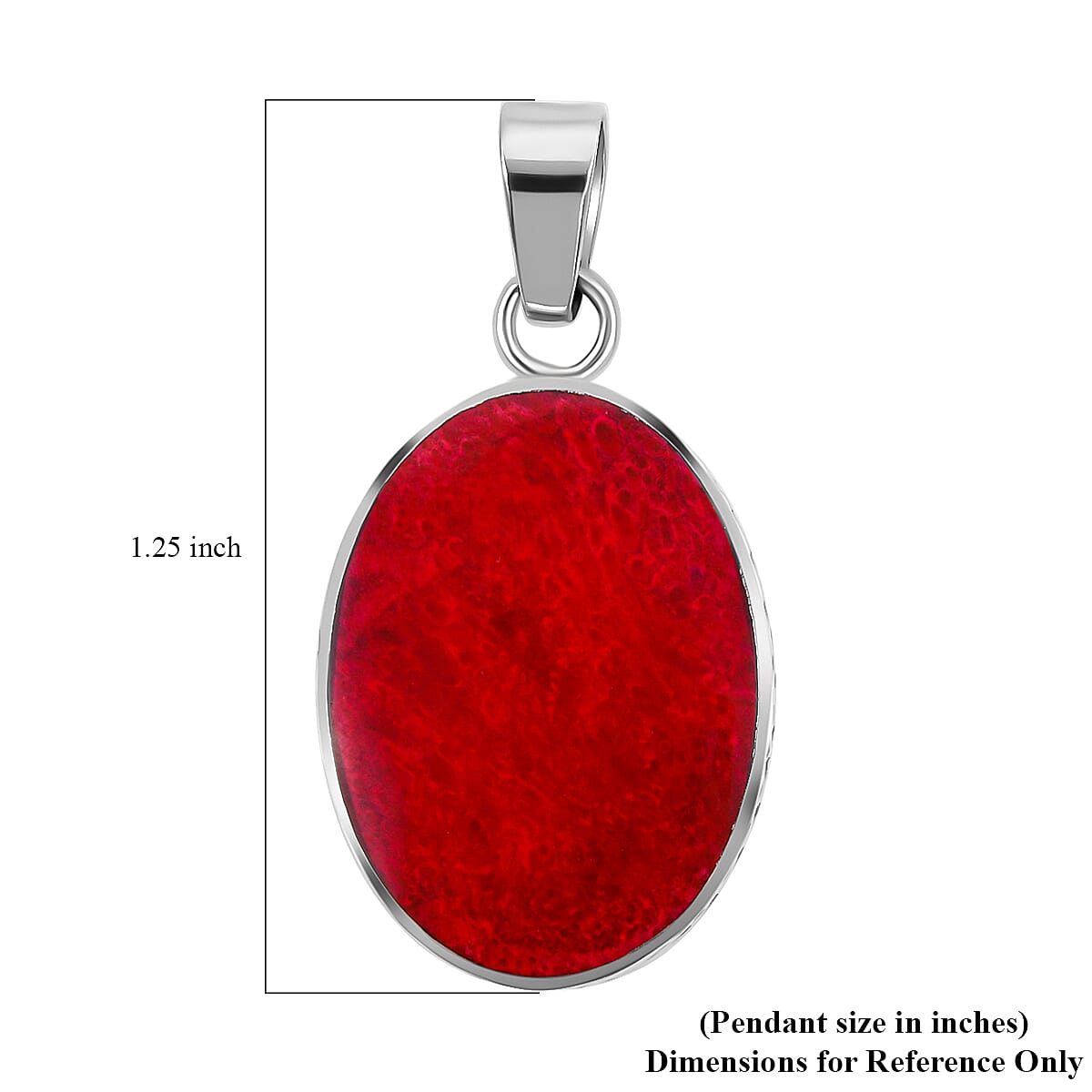 Sponge Coral Pendant in Sterling Silver