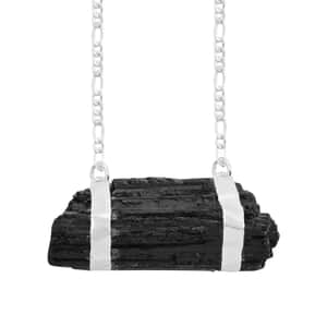 Tourmaline 73.50 ctw Necklace in Silvertone 32-34 Inches