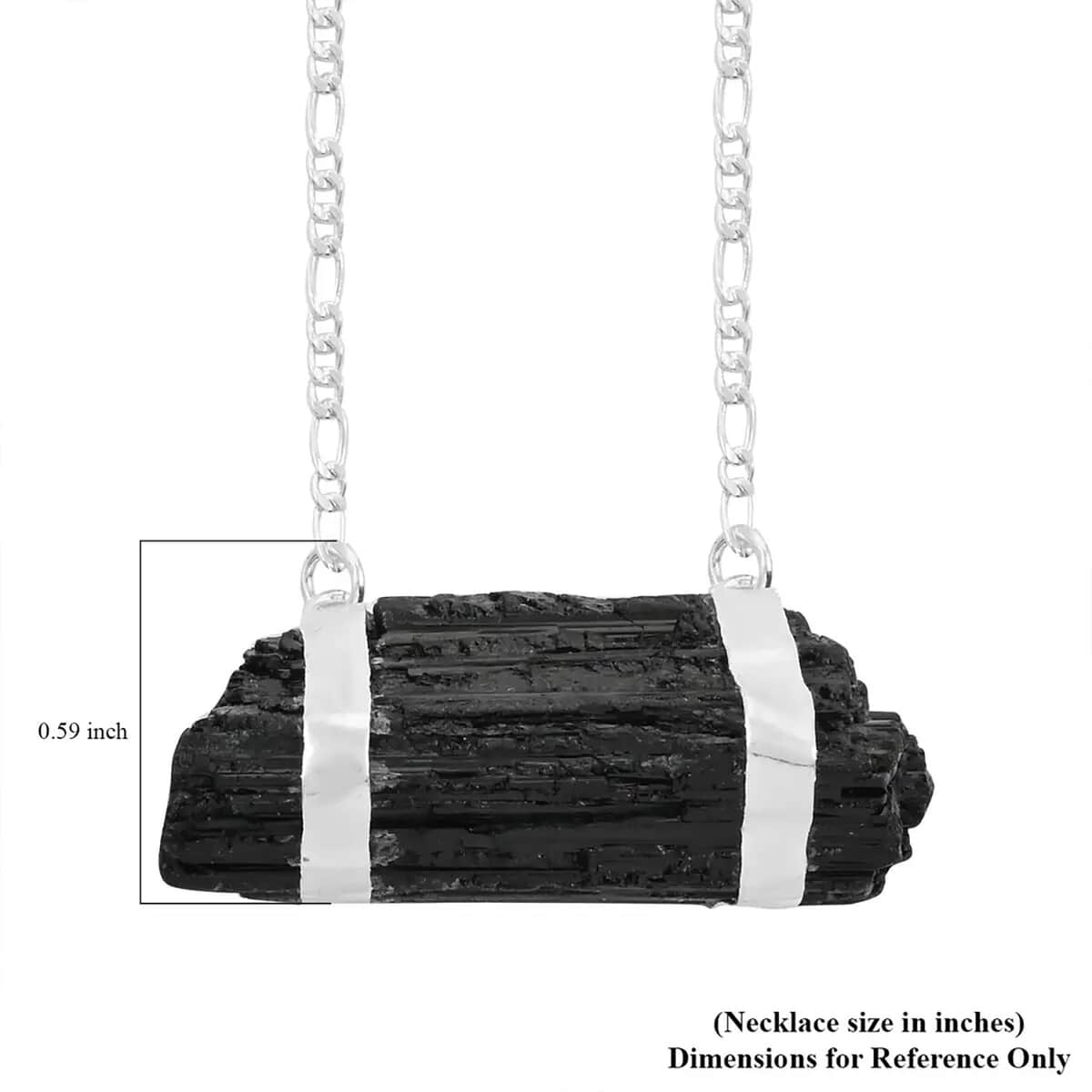 Tourmaline 73.50 ctw Necklace in Silvertone 32-34 Inches image number 6