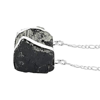 Tourmaline Necklace 32-34 Inches in Silvertone 82.85 ctw