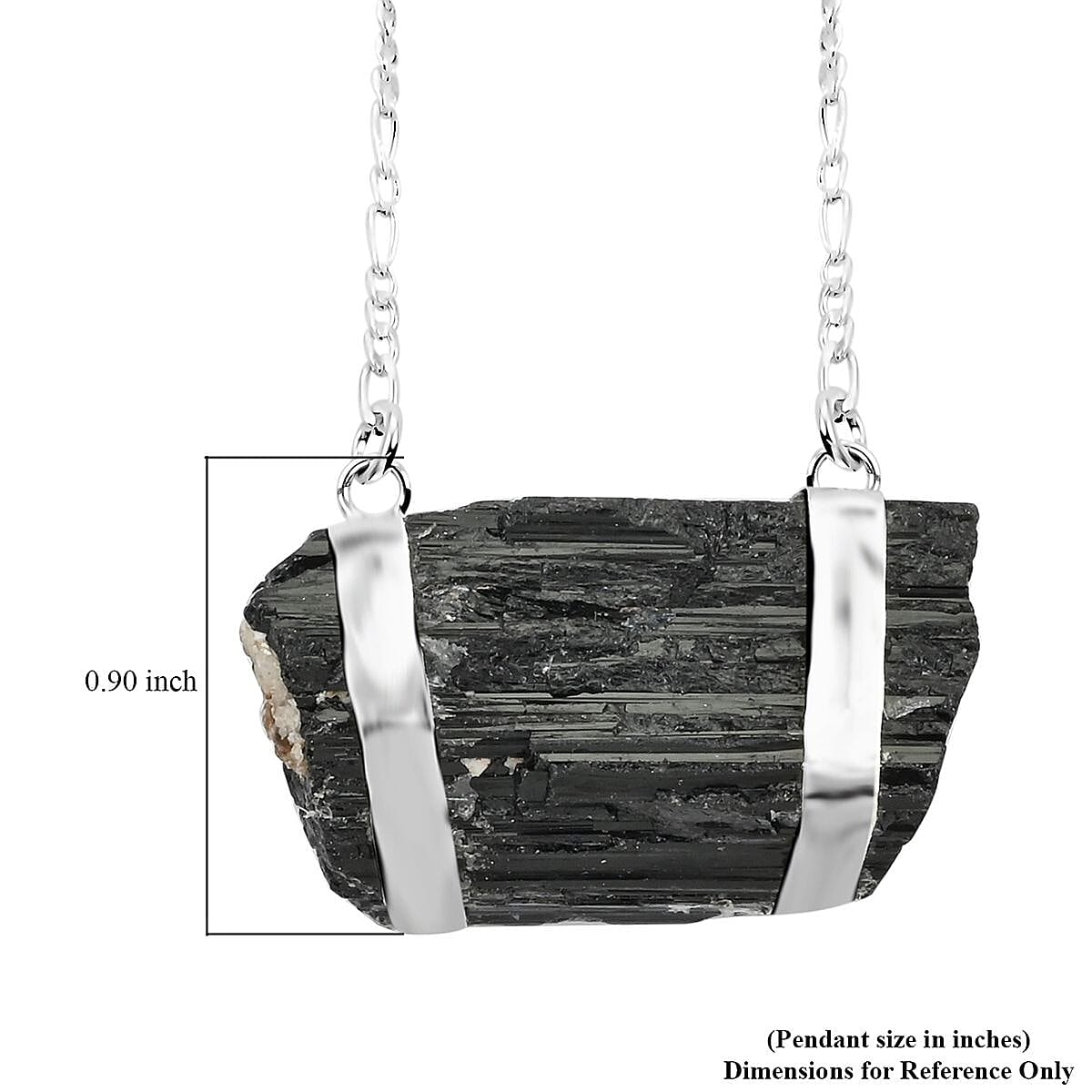 Tourmaline Necklace 32-34 Inches in Silvertone 82.85 ctw
