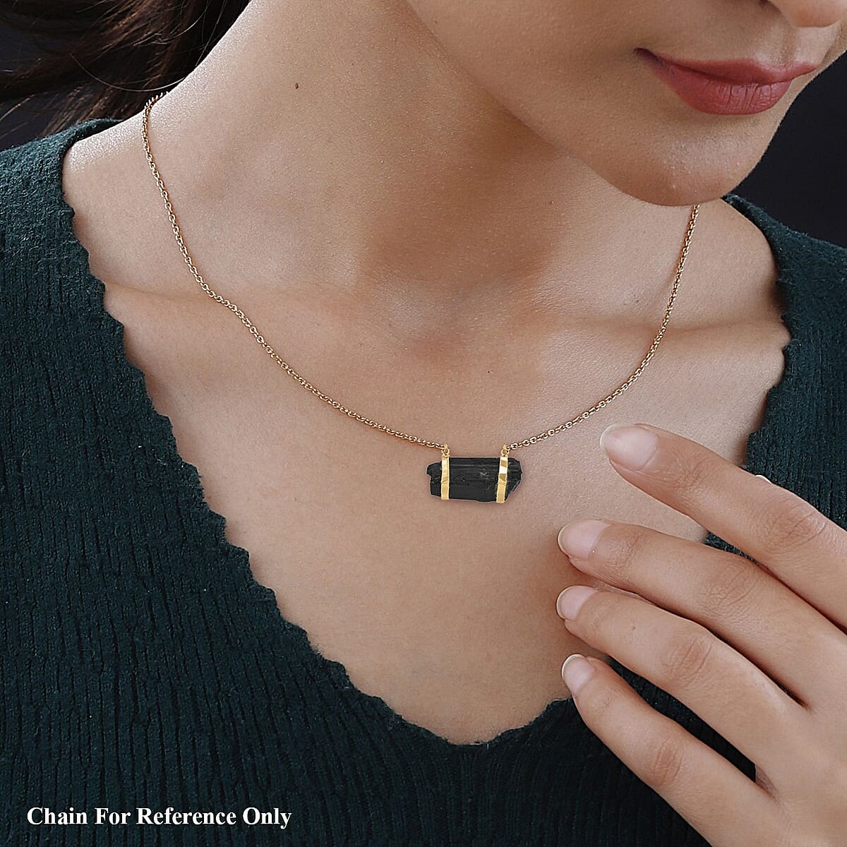 Tourmaline Necklace 32-34 Inches in Goldtone 82.85 ctw image number 2