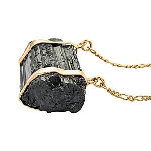 Tourmaline Necklace 32-34 Inches in Goldtone 82.85 ctw