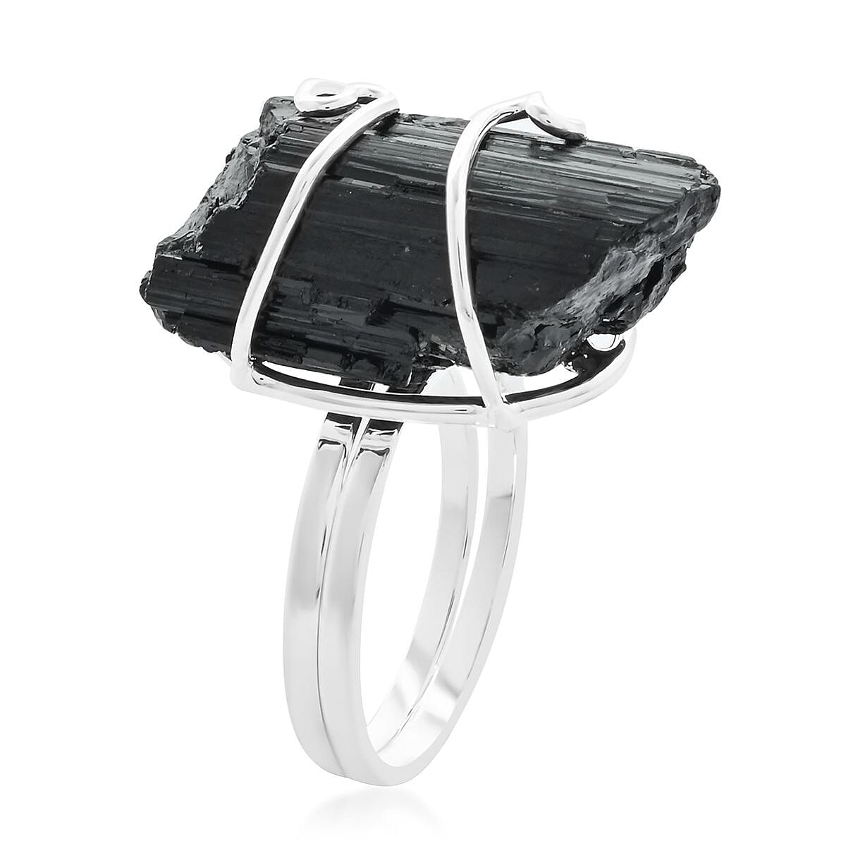Made in Brazil Tourmaline Ring in Silvertone 38.00 ctw image number 3