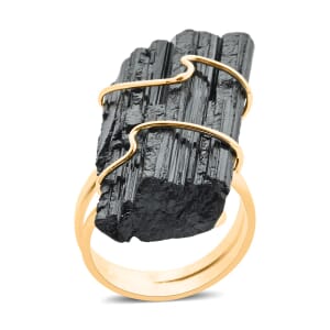 Made in Brazil Tourmaline Ring in Goldtone (Size 6.0) 41.00 ctw