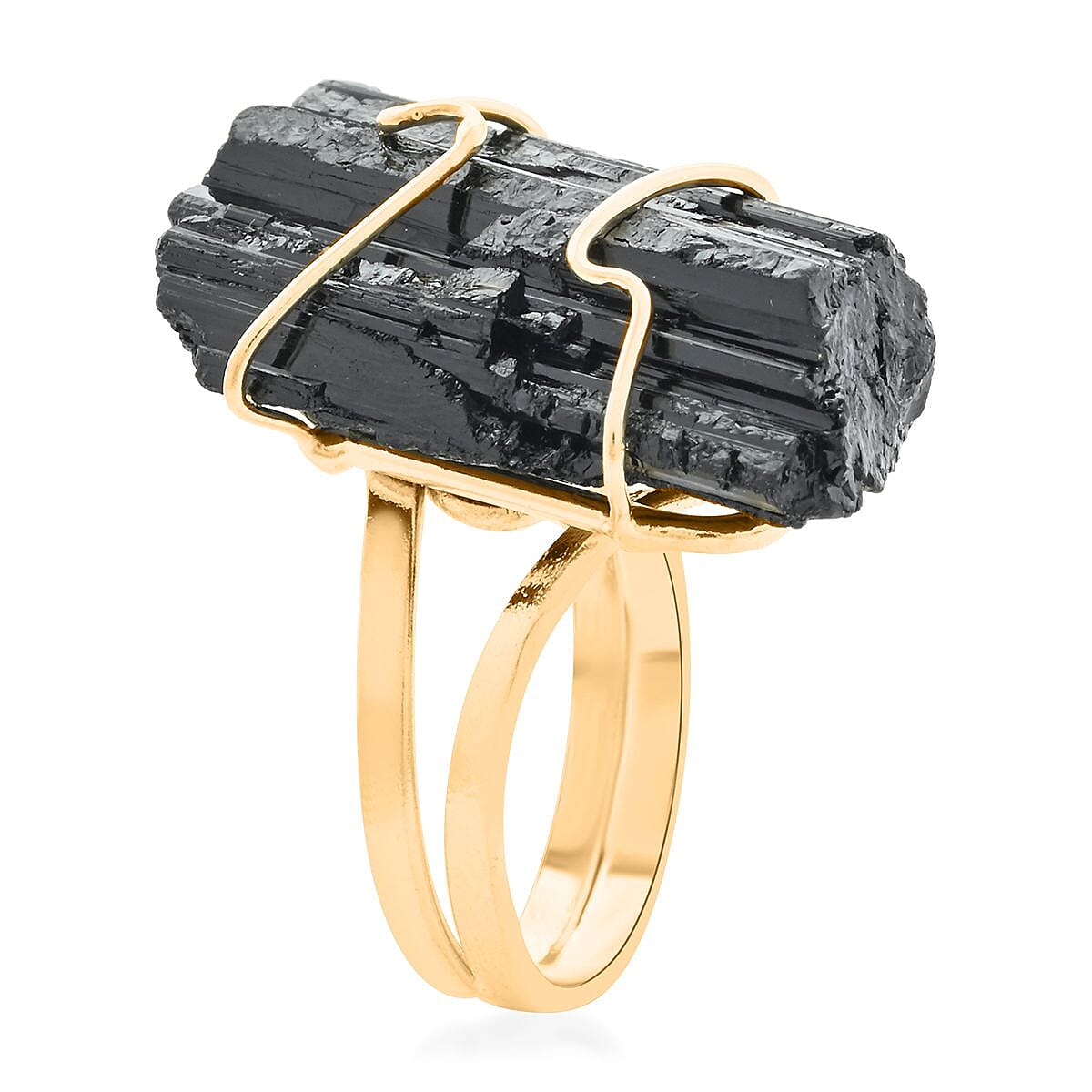Made in Brazil Tourmaline Ring in Goldtone (Size 6.0) 41.00 ctw image number 3