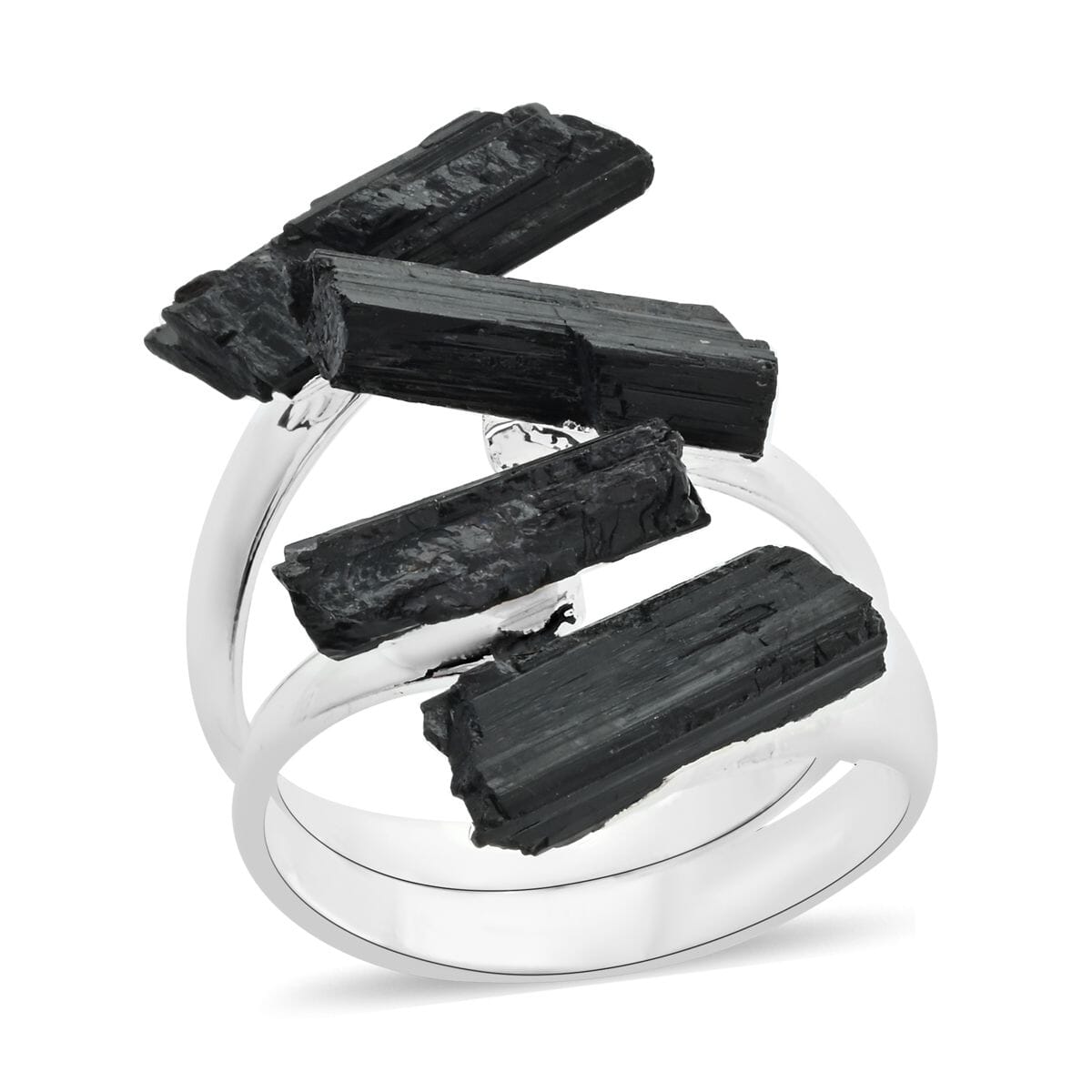 Tourmaline Ring in Silvertone 6.00 ctw image number 0