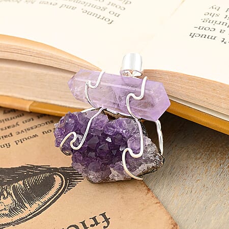 Amethyst Drusy - Product card gallery slide 2 (10177162740025)