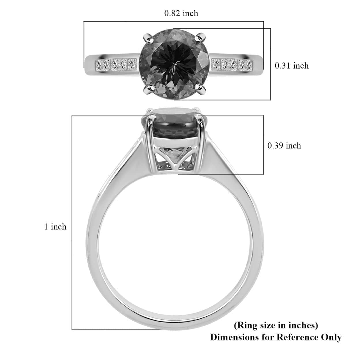 Certified & Appraised Rhapsody 950 Platinum AAAA Tanzanite and E-F VS Diamond Ring 5.20 Grams 2.50 ctw image number 5